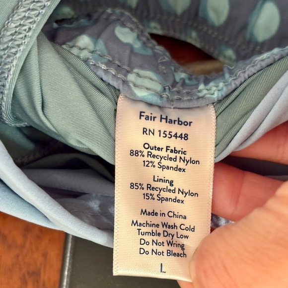Fair Harbor Sz S Atlantique swim top & mtchg Sz L Corliss polka Dot bottom, EUC! - Picture 13 of 16
